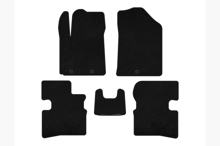 Kia Picanto 2004–2011 Textiele automatten Deluxe (2009-2011, HB, zwart) Image