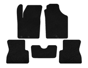 Kia Picanto 2011–2016 Textiele automatten Deluxe (Zwart) foto 1