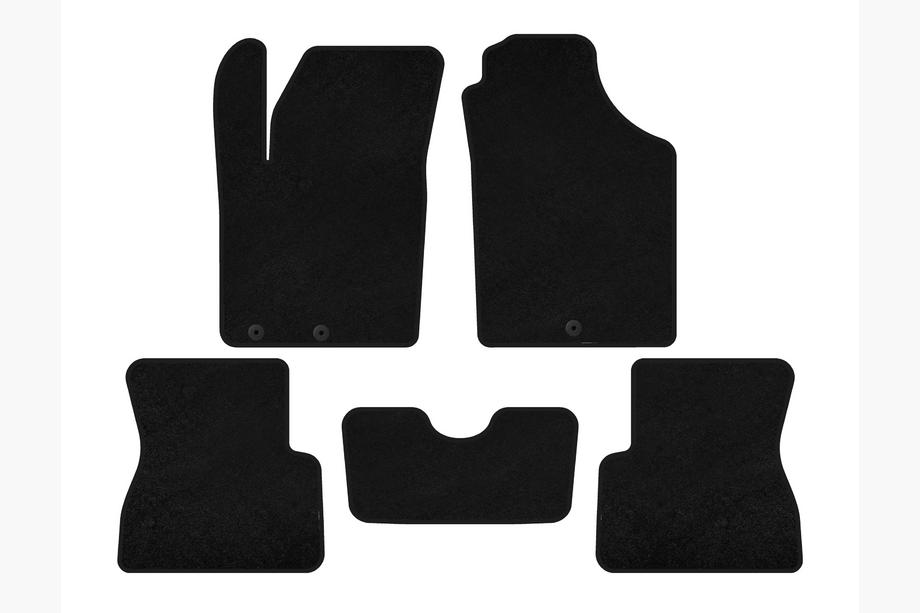 Kia Picanto 2011–2016 Textiele automatten Deluxe (Zwart) Image