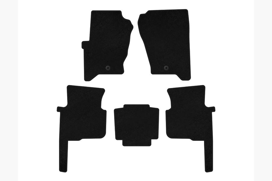 Land Rover Discovery III 2004–2009 Textiele automatten Deluxe (Zwart) Image