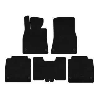 Deluxe textiele automatten (2007-2010, SD, lange wielbasis, zwart)