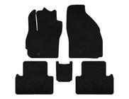 Mazda 5 2005–2009 Deluxe textiele automatten (2 rijen, 7-zits, zwart) foto 1