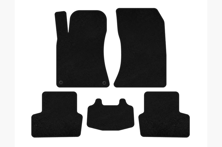 Mercedes CLA C117 2013–2019 Textiele automatten Deluxe (SD, zwart) Image