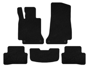 Mercedes C-klasse W205 2014–2021 Textiele automatten Deluxe (SD, zwart) foto 1