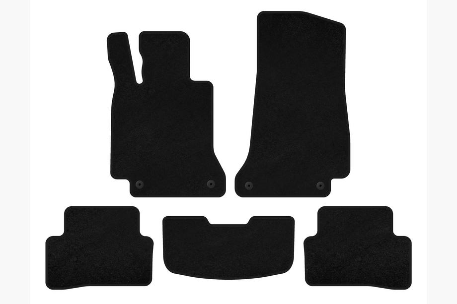 Mercedes C-klasse W205 2014–2021 Textiele automatten Deluxe (SD, zwart) Image
