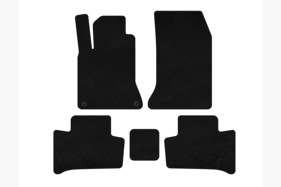 Mercedes B-klasse W246 2011–2018 Textielen automatten Deluxe (2015-2018, Zwart) Image