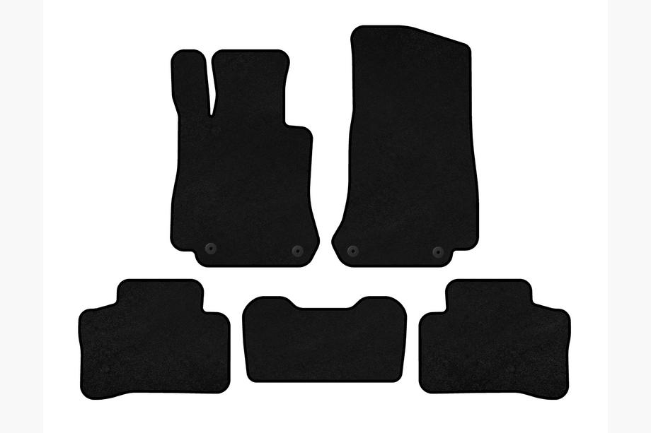 Mercedes GLC X253 2015–2022 Textiele automatten Deluxe (Zwart) Image