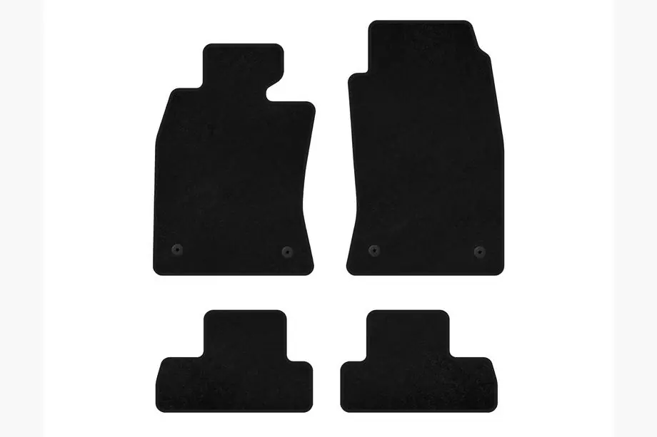 Mini Cooper R50/52/53 2000–2006 Deluxe textiele automatten (voor R50, zwart) Image