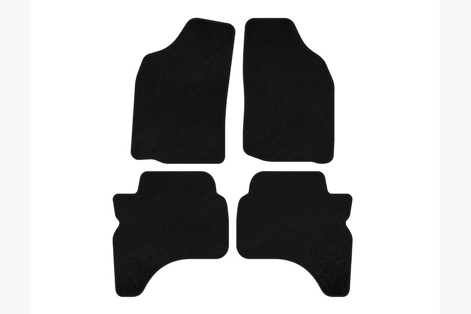 Mitsubishi L200 1996–2006 Textiele automatten Deluxe (Zwart) Image