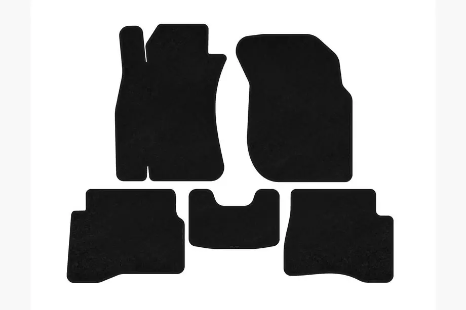 Nissan Almera N16 2000–2006 Textiele automatten Deluxe (SD, zwart) Image