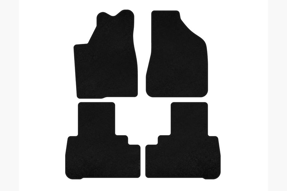 Nissan Murano 2002–2008 Textiele automatten Deluxe (Zwart) Image