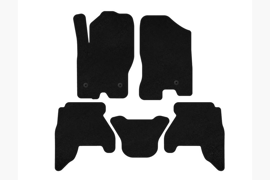 Nissan Pathfinder R51 2005–2014 Textiele automatten Deluxe V1 (2 rijen, Zwart, 2010-2014) Image