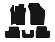 Opel Agila 2007–2015 Deluxe textielen automatten (HB, zwart) foto 1