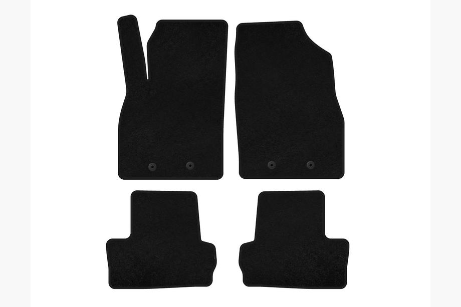 Opel Antara 2006–2017 Deluxe textiele vloermatten (LB, Hybrid, zwart) Image