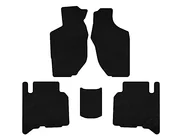 Opel Frontera 1998–2003 Stoffen automatten Deluxe (5-deurs, zwart) foto 1