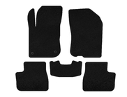 Peugeot 208 2012–2019 Textiele automatten Deluxe (Zwart) foto 1