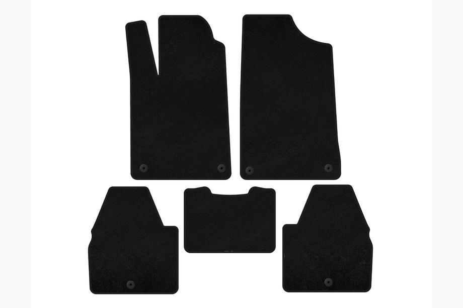 Peugeot 607 1999–2010 Textiele automatten Deluxe (SD, zwart) Image
