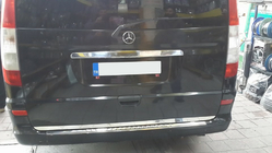 Mercedes Viano 2004–2014 RVS sierstrip voor kofferklep foto 3