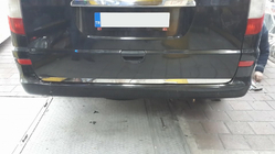 Mercedes Viano 2004–2014 RVS sierstrip voor kofferklep foto 4
