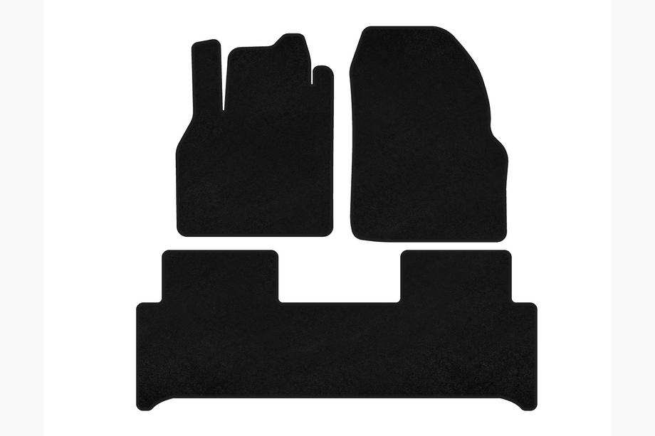 Renault Scenic/Grand 2003–2009 Deluxe textiele automatten (zwart) Image