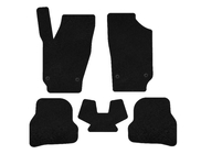 Seat Ibiza 2010–2017 Textiel automatten Deluxe (2010-2012, HB, 5-deurs, zwart) foto 1