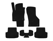 Seat Leon 2013–2020 Textiele automatten Deluxe (Zwart) foto 1