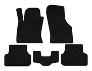 Seat Leon 2013–2020 Textielen automatten Deluxe (2013-2016, SW, zwart) foto 1