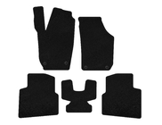 Skoda Roomster 2006–2015 Textiele automatten Deluxe (Zwart) foto 1