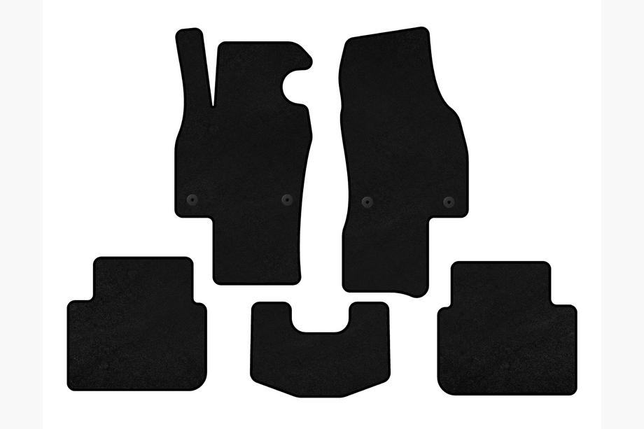 Skoda Scala 2018– Deluxe textielen automatten (HB, zwart) Image