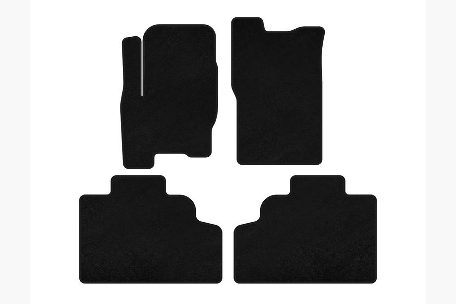 SsangYong Korando 1997–2006 Textiele automatten Deluxe (Zwart) Image