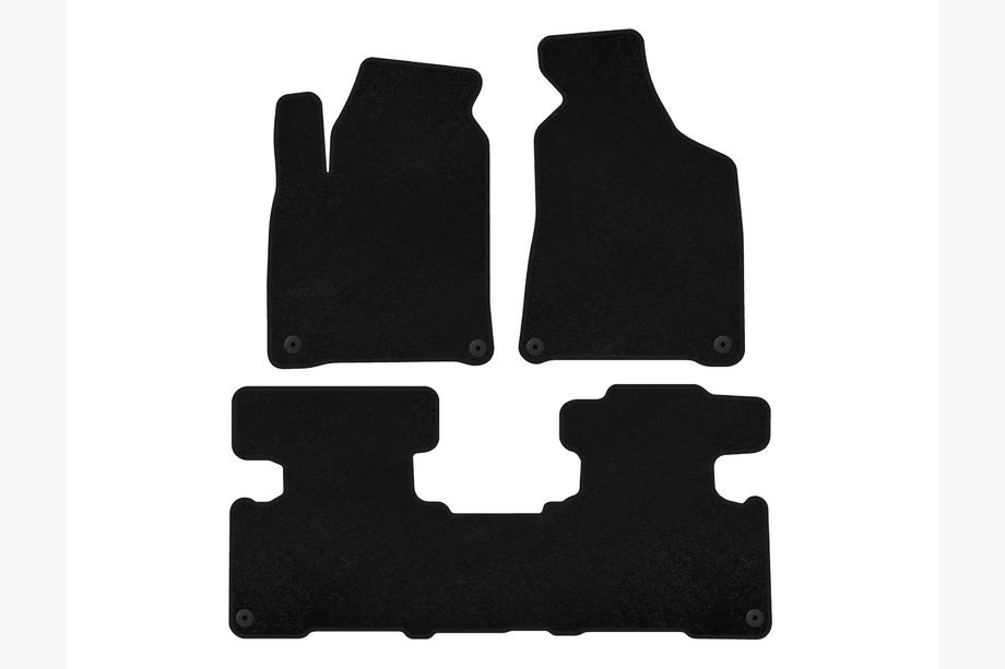SsangYong Korando 2010–2019 Deluxe textiele automatten voor het interieur (2010-2016, zwart) Image