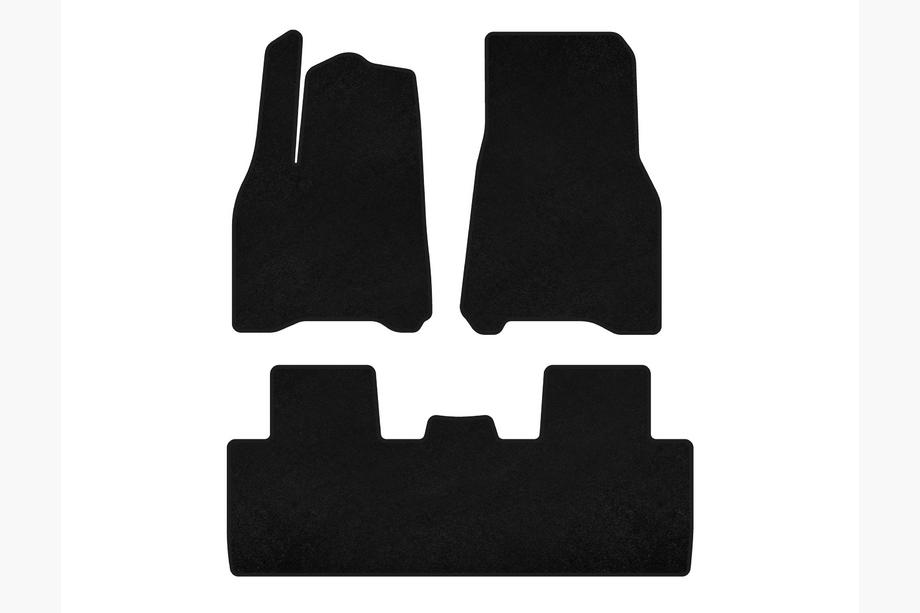 Tesla Model Y 2020– Deluxe textielen automatten (2020-2024, zwart) Image