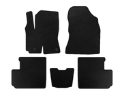 Toyota Rav 4 2001–2005 Textiele automatten Deluxe (Zwart) foto 1