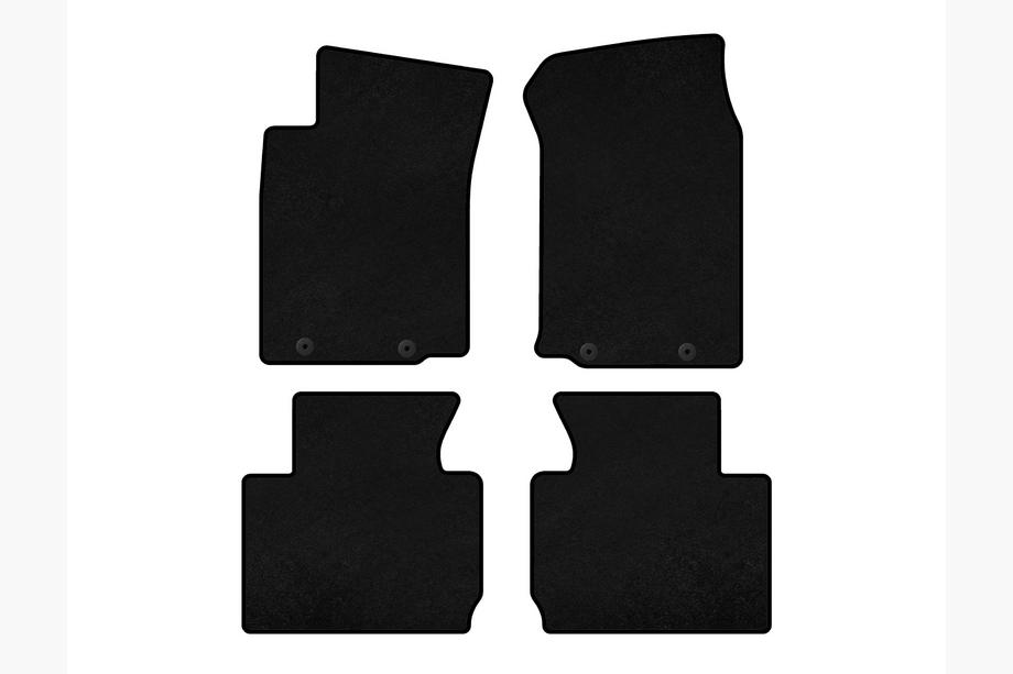 Toyota Tacoma 2004–2015 Textiele automatten Deluxe (Zwart) Image