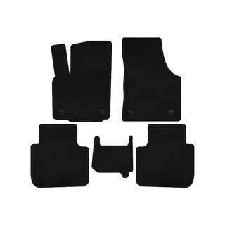 Deluxe textiele automatten (2 rijen, 7-zits, zwart) foto 1