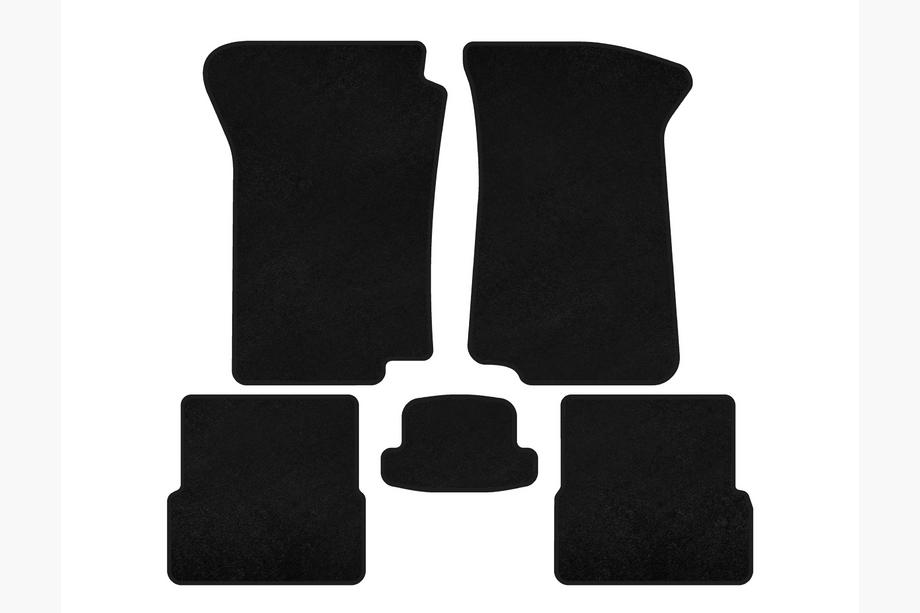 Volkswagen Golf 2 1983–1992 Textiele automatten Deluxe (Zwart) Image