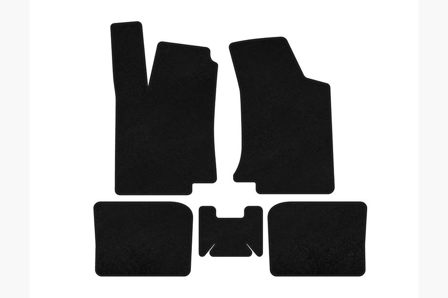 Volkswagen Golf 3 1991–2001 Textiele automatten Deluxe (HB, 3-deurs, zwart) Image