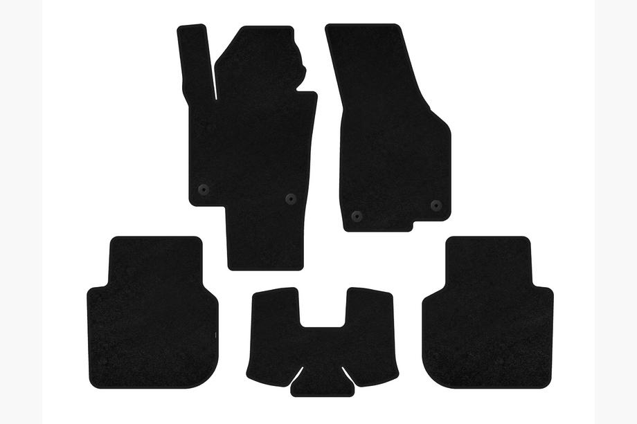 Volkswagen Passat B8 2015–2023 Textiele vloermatten Deluxe (2015-2019, SD, zwart) Image