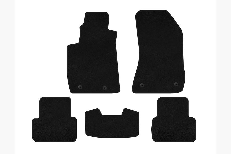 Alfa Romeo 159 2005–2011 Deluxe V-2 textiel automatten (Zwart) Image