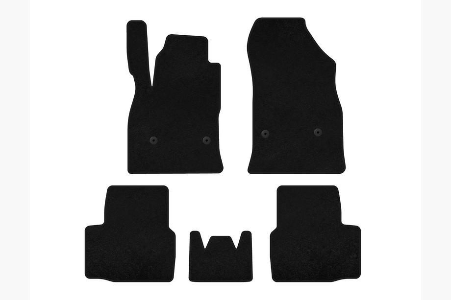Chevrolet Cruze 2016–2019 Textiele automatten Deluxe (SD, zwart) Image
