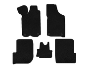 Audi 100 C3 1988–1991 Deluxe textielen automatten (1982-1991, Avant, zwart) foto 1