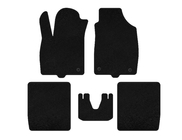 Fiat Panda 2003–2011 Textiele automatten Deluxe (Zwart) foto 1