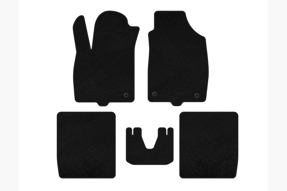 Fiat Panda 2003–2011 Textiele automatten Deluxe (Zwart) Image