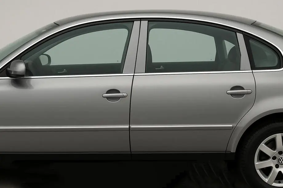 Volkswagen Passat B5 1997–2005 RVS deurstijl sierlijsten (6-delig) Image