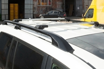 Kia Carnival 2021– Dakdragers (dwarsdragers) voor standaard dakrails, afsluitbaar met sleutel, WingBar V1 (2 stuks) tot 110 cm, grijs foto 3