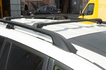 Kia Carnival 2021– Dakdragers (dwarsdragers) voor standaard dakrails, afsluitbaar met sleutel, WingBar V1 (2 stuks) tot 110 cm, grijs foto 5
