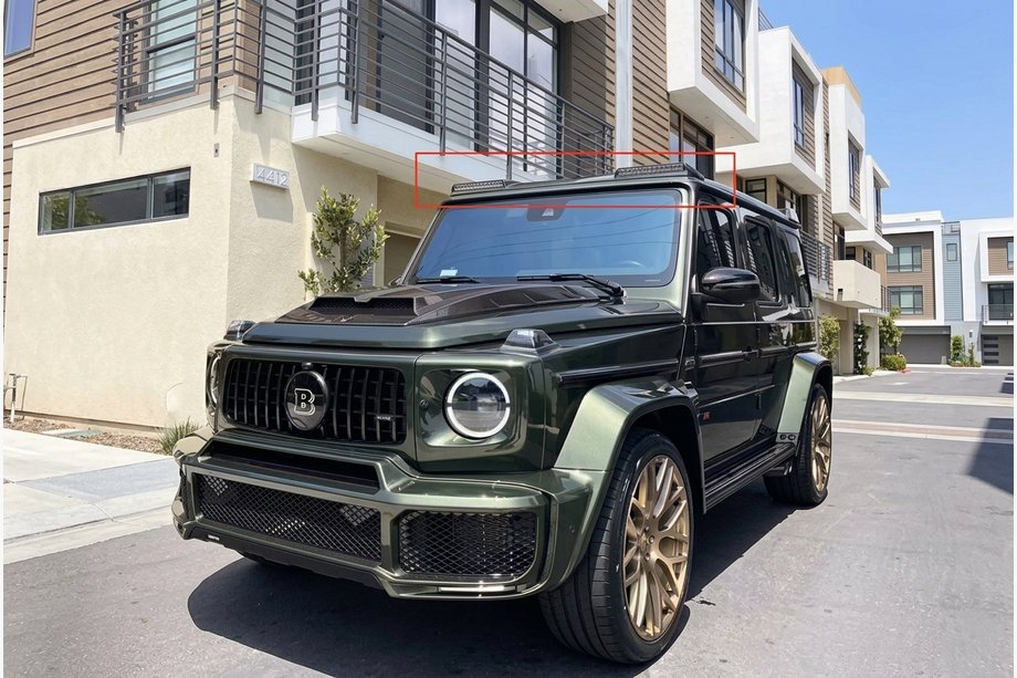 Mercedes G-Klasse W463 2018–2024 Achterruitspoiler BRB-Design (Carbon) Image