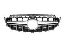 Mercedes E-class W213 2016–2023 Voorgrille in E63 AMG-design Silver (voor Avantgarde/AMG-Line/E43 AMG/E53 AMG 2016-2019) foto 1