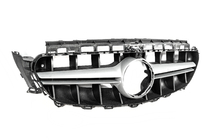 Mercedes E-class W213 2016–2023 Voorgrille in E63 AMG-design Silver (voor Avantgarde/AMG-Line/E43 AMG/E53 AMG 2016-2019) foto 3