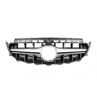 Voorgrille in E63 AMG-design Silver (voor Avantgarde/AMG-Line/E43 AMG/E53 AMG 2016-2019) Mercedes E-сlass W213 2016–2023 foto 1